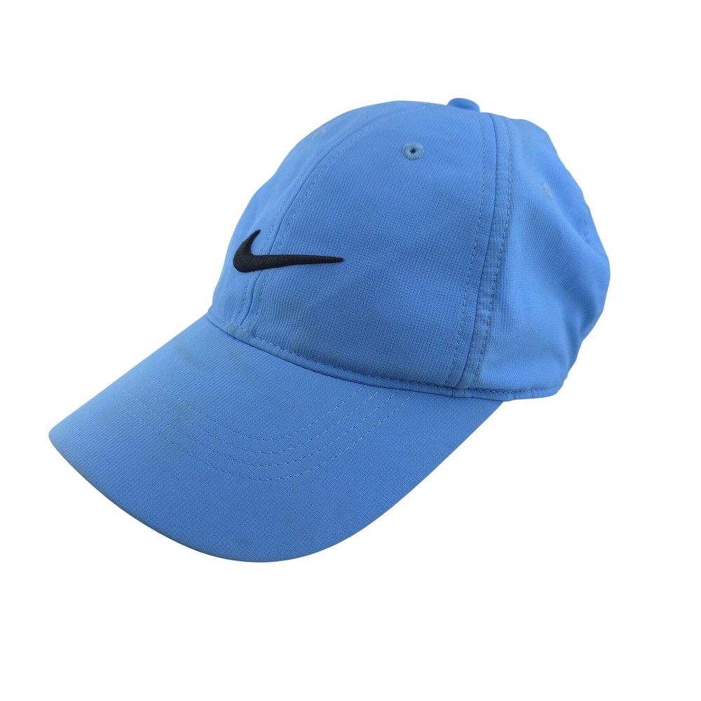 Nike Golf Baseball Cap Unisex OSFM Blue Swoosh Dri-FIT Adjustable 727042-448